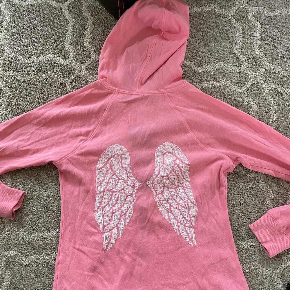 Victoria’s Secret zip up hoodie  xs fits to medium